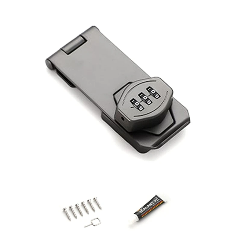 3Digit Combination Lock Mechanical Password Drawer Lock Easy to Install G6KA