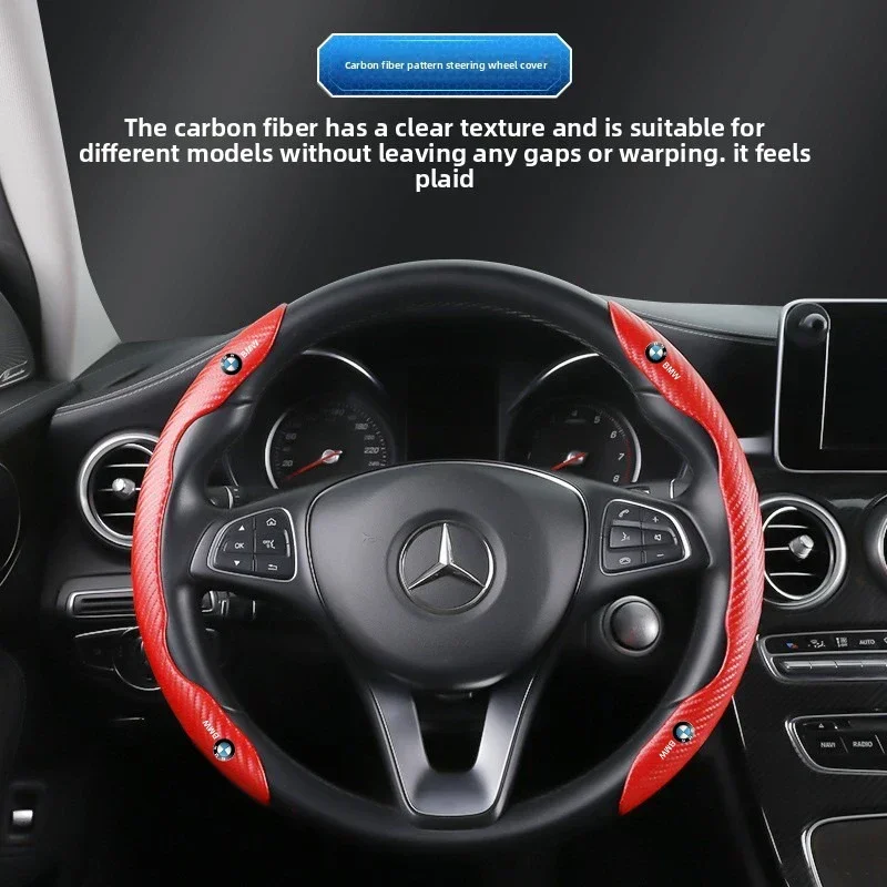 

New Carbon fiber anti slip segmented steering For BMW E46 E39 E90 E60 E36 F30 F10 E34 E30 F20 E92 M3 M4 M5 X5 X6