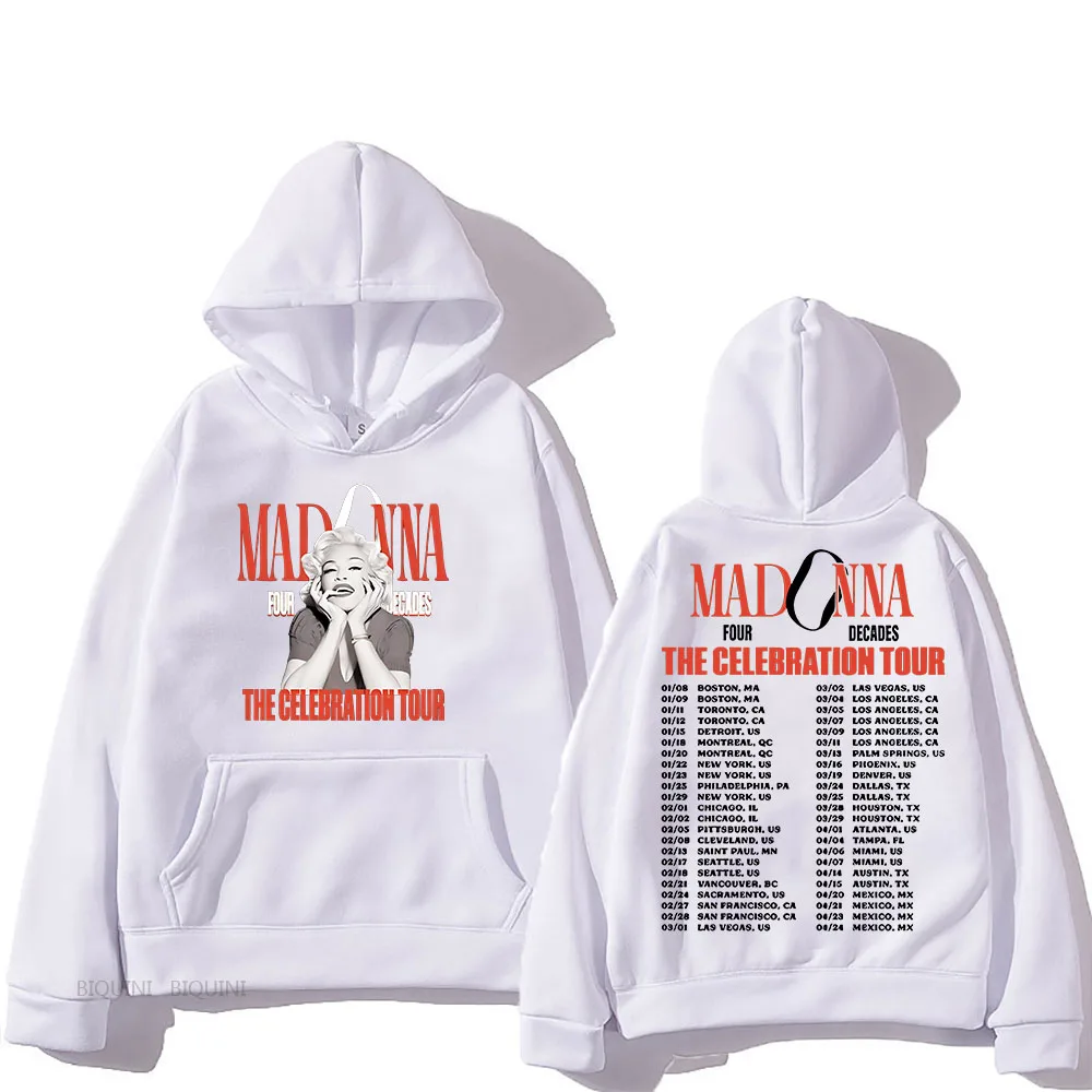 

The Celebration 2024 Hooded for Autumn/Winter Harajuku Aesthetic Sweatshirt Women Clothes Fleece Clothes Vintage Punk Pullovers