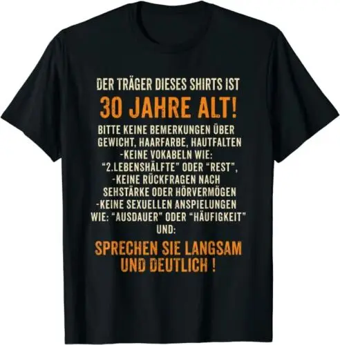 Neu geschenk zum 30. Geburtstag-traeger 30 lustiges männer premium t-shirt