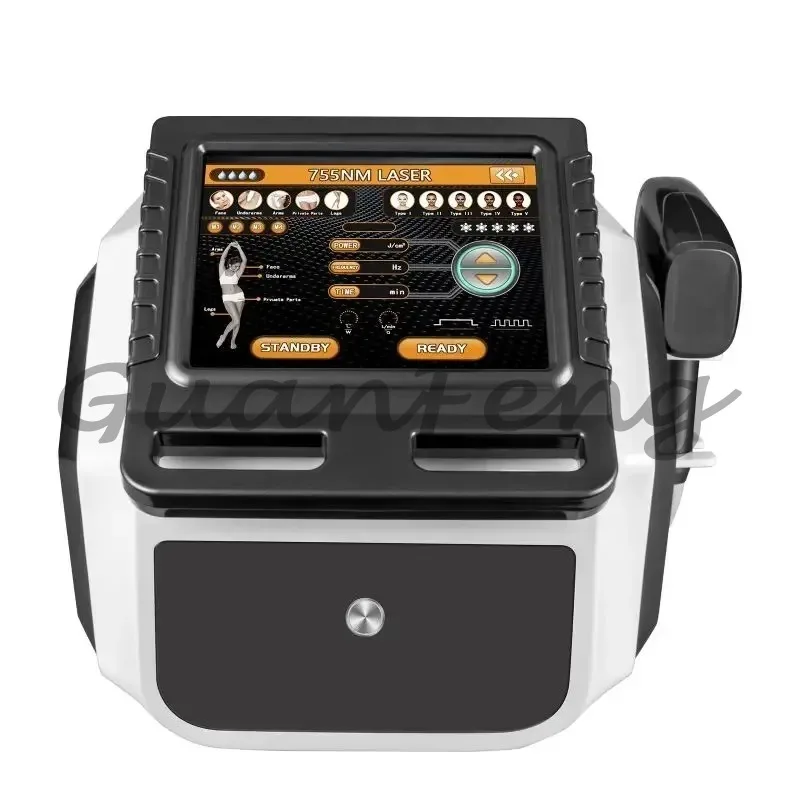Ice Permanent Painless Semiconductor Laser Hair Removal Machine, 755nm 808nm 1064nm Beauty Equipment