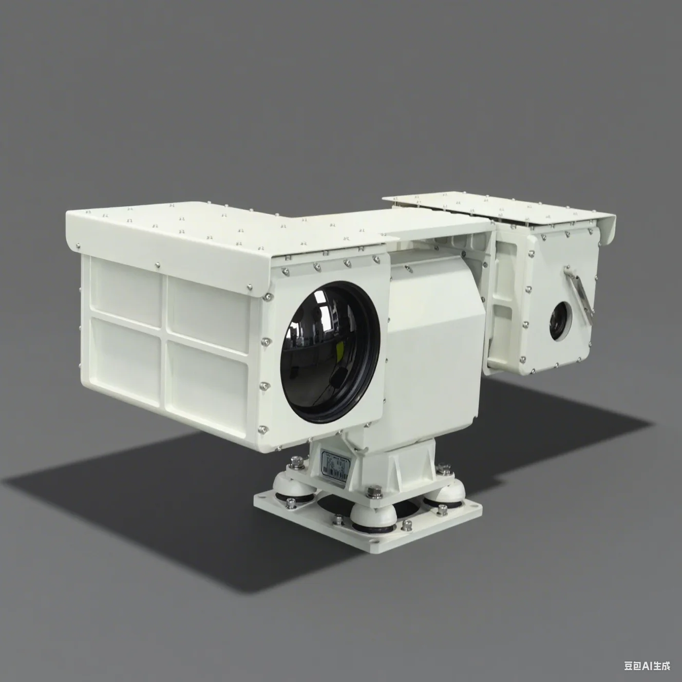 Day & Night Vision Rader 360° Continuous Rotation Positioning Security Monitoring Vehicle Infrared Thermal Camera