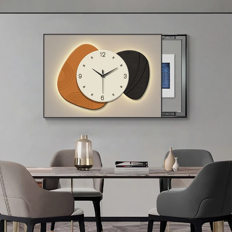 

Art Mural Led Wall Clocks Digital Living Room Fashion Simple Clock Wall Interior Modern Nordic Reloj Pared Ornaments Home Decor