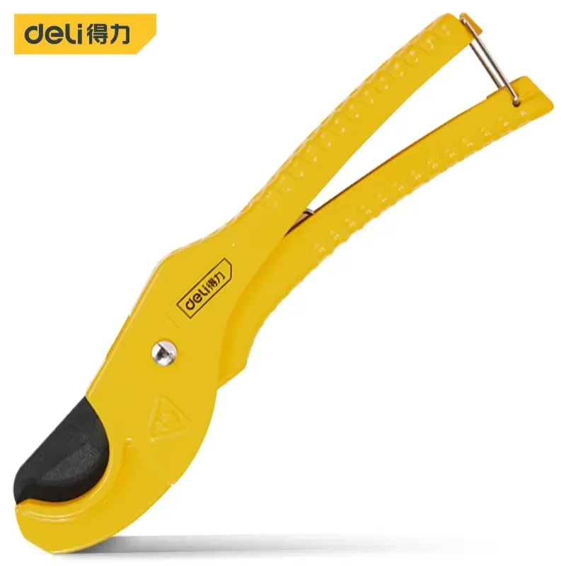 Deli Pipe Cutting Cutter Scissors Knife Tube Hose Scissor Pipe Cutter Plastic Pipes PVC/PPR Plumbing Tool Cutting Hand Tools