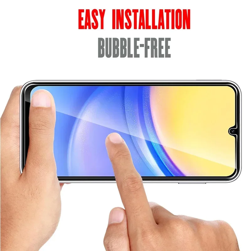 9H Screen Protector for Samsung A15 A16 A14 A25 A24 A55 A53 A52 A52S A51 A34 A35 Tempered Glass Samsung Galaxy A15 Protection