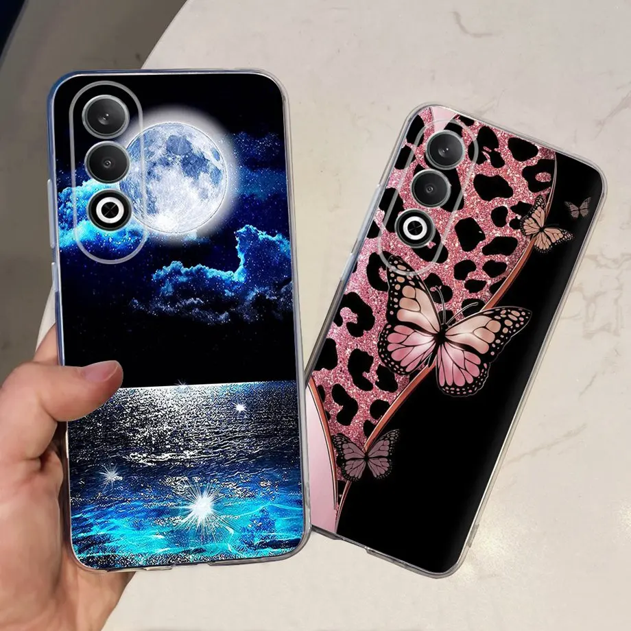 For OnePlus Nord CE4 Case Protect Back Cover for OnePlus Nord Oneplus 6 6T Coque Clear Soft Silicone Funda Flower Butterfly Capa