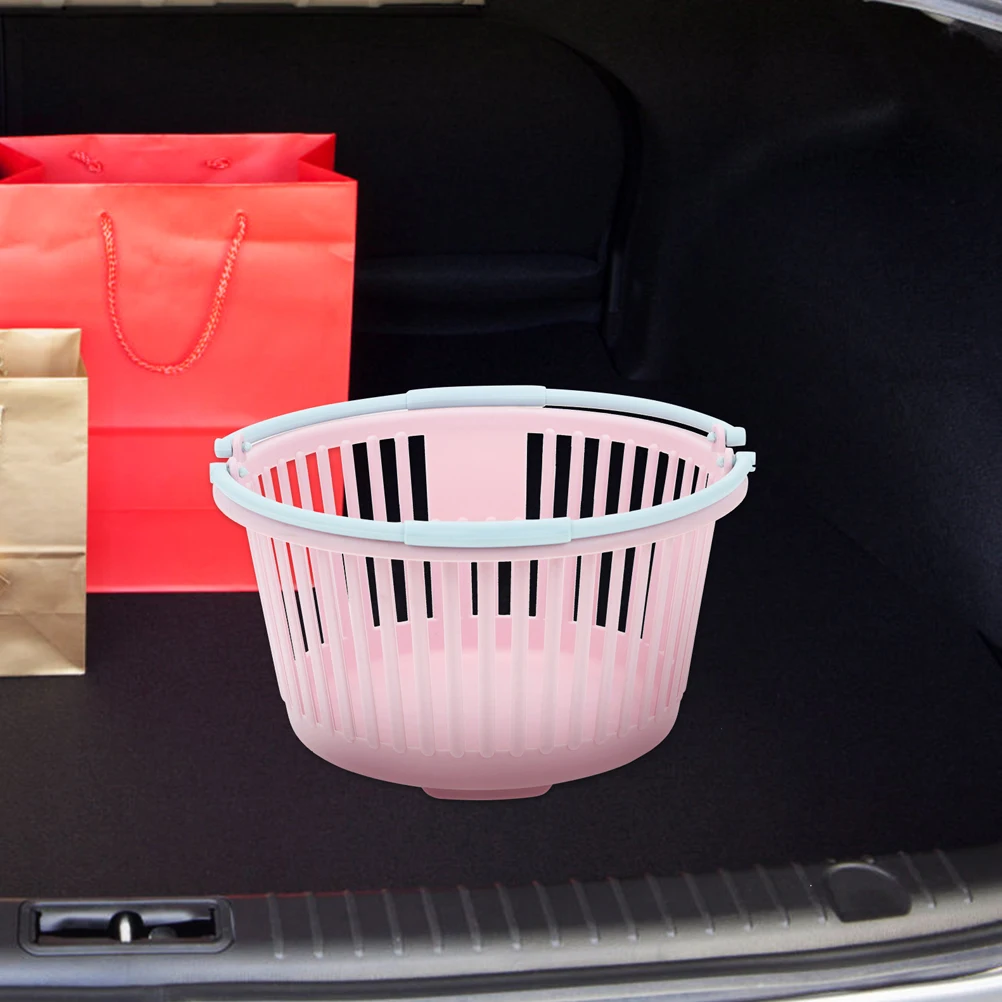 

Modern Fruit Basket Picking Handle Storage Container Pp Lightweight Plastic Strawberry Bin Multi-Use Basket For Home