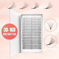 400/800 Premade Volume Fans XL Lash Fans 3D 4D 5D 6D 8D 10D 14D 20D CC curl Bouquet Eyelashes Pre made Fans Eyelash Extensions