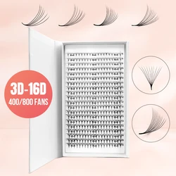 400/800 Premade Volume Fans XL Lash Fans 3D 4D 5D 6D 8D 10D 14D 20D CC curl Bouquet Eyelashes Pre made Fans Eyelash Extensions