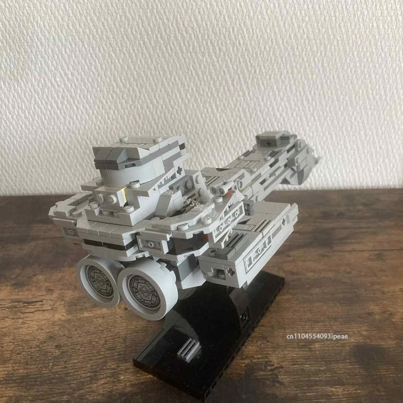 MOC Stargate SG-1 Prometheus Statek Kosmiczny Klocki Model DIY Film Sci-fi Zestaw do Składania Klocki Zabawki dla Dzieci Prezenty Świąteczne