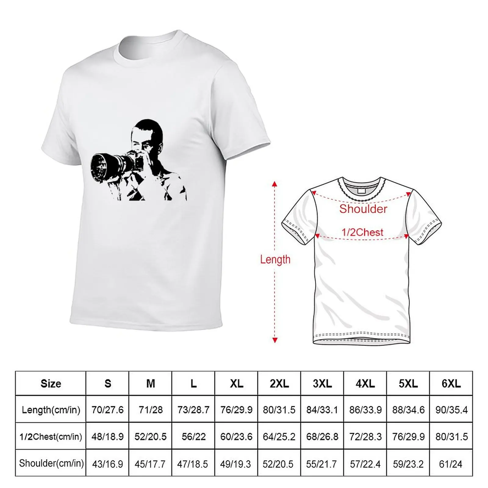Rear Window - Alfred Hitchcock T-Shirt Casual Everyday Short Sleeve T-Shirt