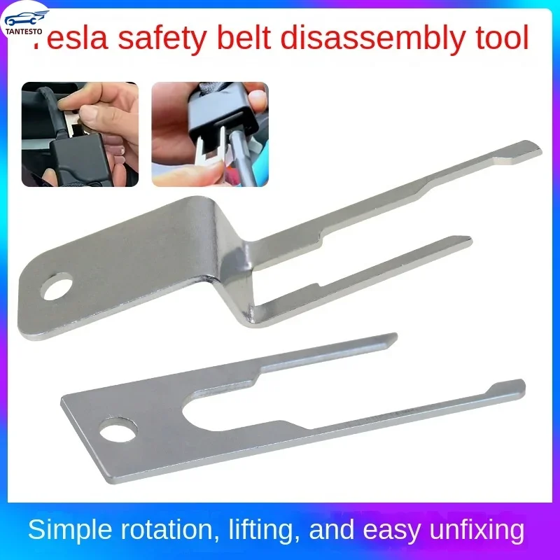 For Tesla Model 3 Seat Belt Remover Key   Removal Specialized Tool Metal