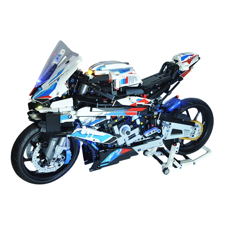 LYBMTWF LED-verlichtingsset compatibel met Lego 42130 motorfietsbouwstenen model (exclusief de modelstenen)