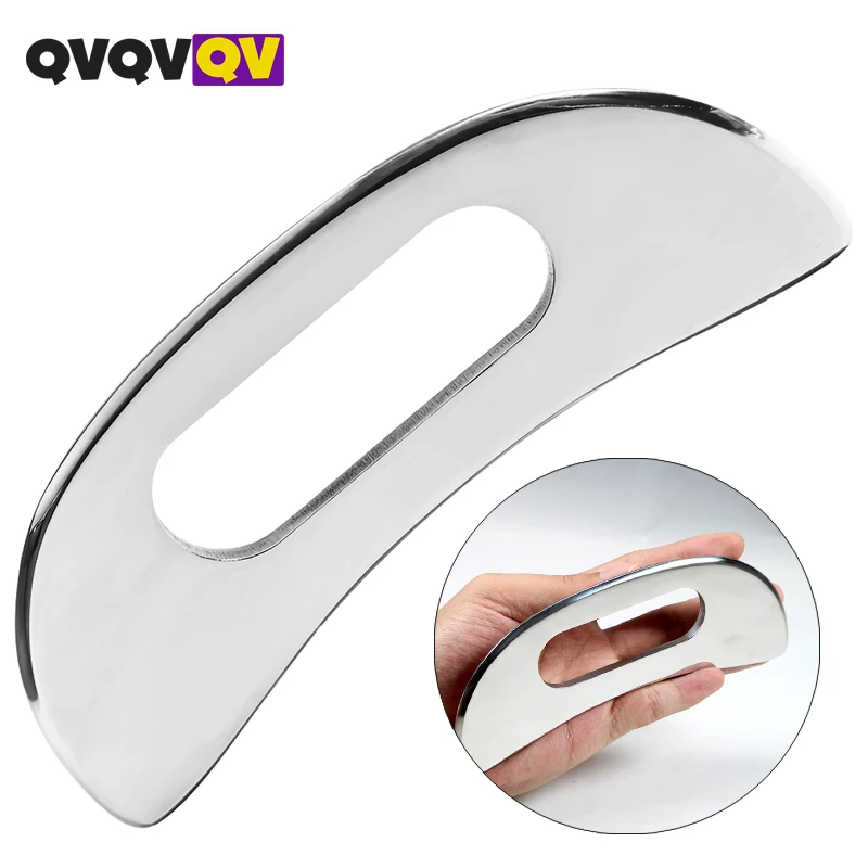 

1Pcs Stainless Steel Scraping Gua Sha Tools Massage Tool, IASTM Massage Tools for Relaxing Soft Tissue, Reduce Head, Back Pain