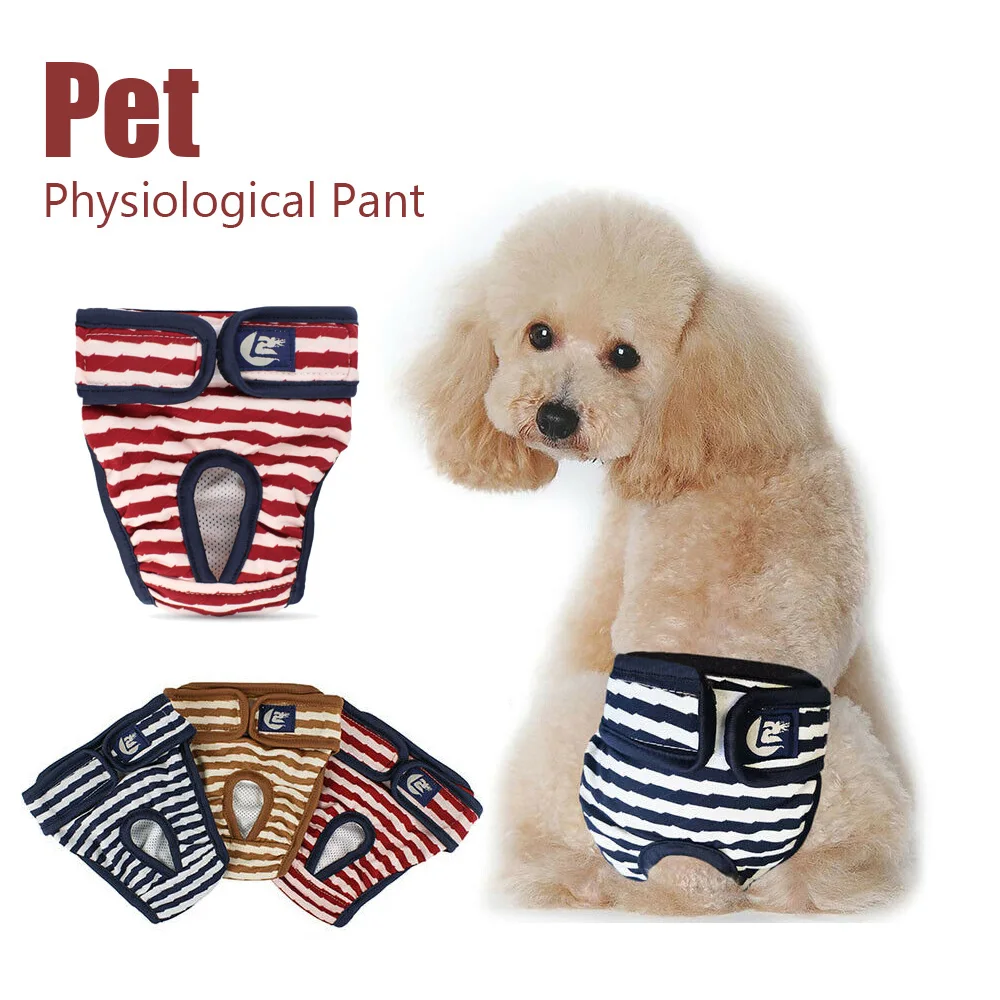 

Sanitary Cotton Briefs For Female Male Dog Dog Pant Pet Short Physiological Underwear Menstruation Diaper