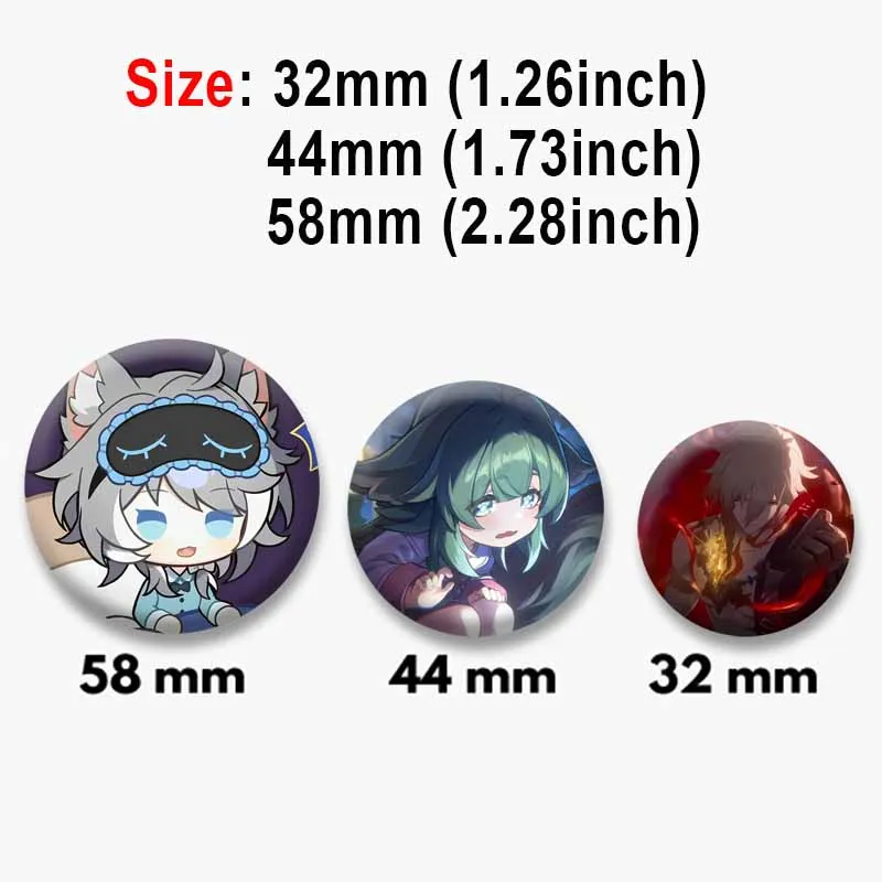 الكرتون لعبة هونكاي ستار السكك الحديدية بروش لطيف صفيح لينة زر دبابيس شارة مستديرة الملابس على ظهره مجوهرات اكسسوارات اللعب الهدايا