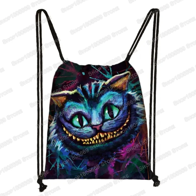 Galaxy / Starry Night Print Drawstring Bags Women Travel Bag Fashion Teenager Girls Canvas Softback Backpack Female Storage Bag