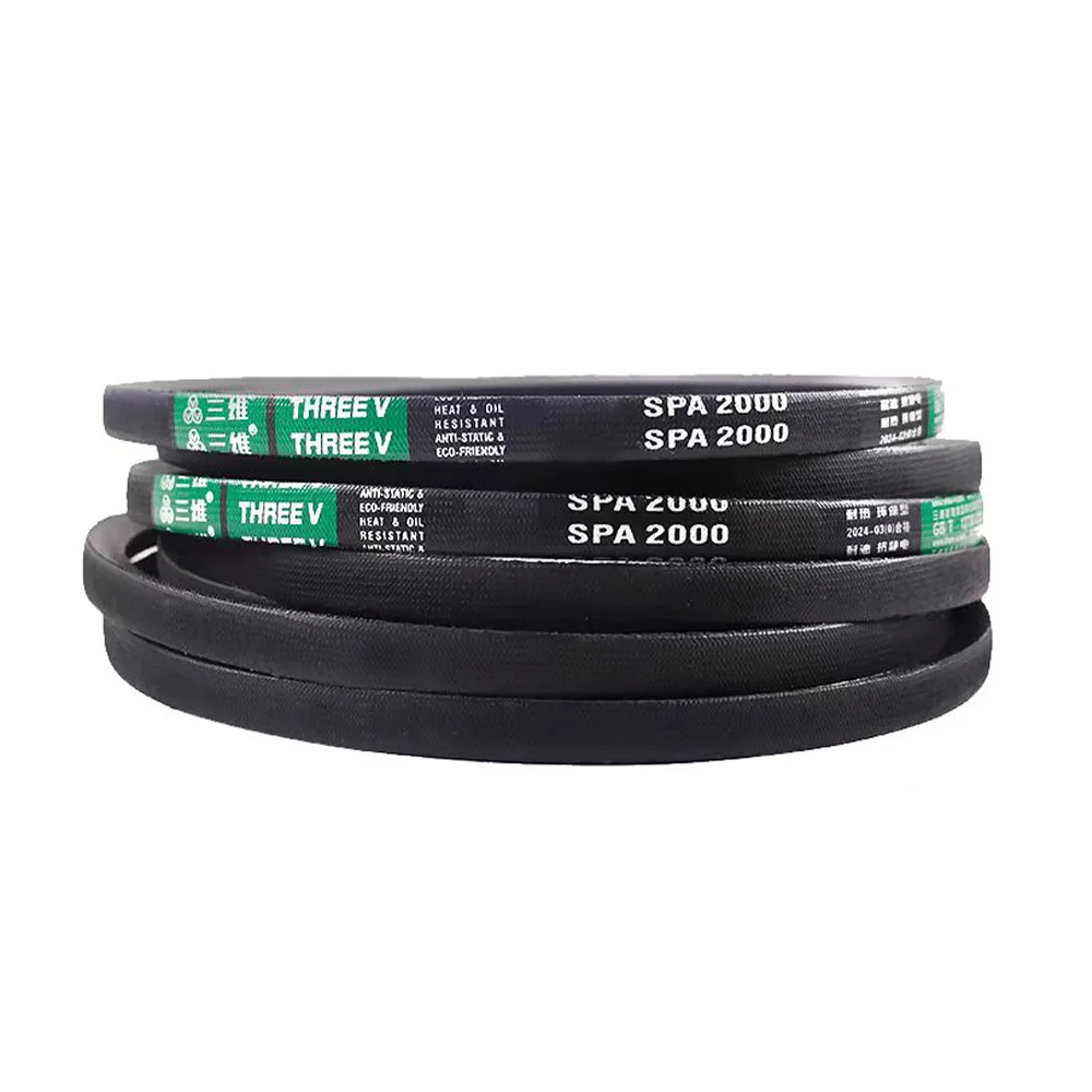 Type SPA Drive V Belt Rubber Transport Strap Narrow Conveyor Belts Quter circumference: 550mm-1250mm