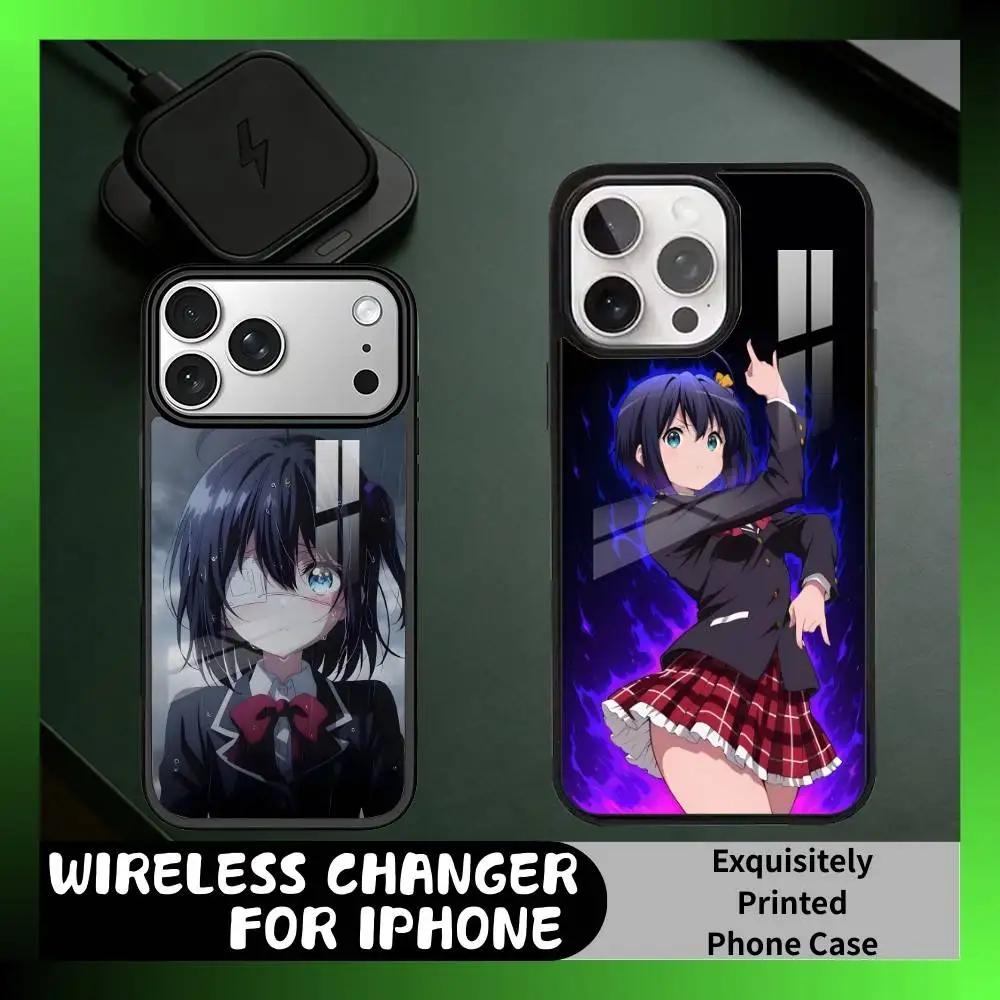 

Wicked Eye Anime R-Rikka-chan Phone Case For iPhone17,16,15,14,13 Plus,Pro Max Magnetic For Magsafe Wireless Charging