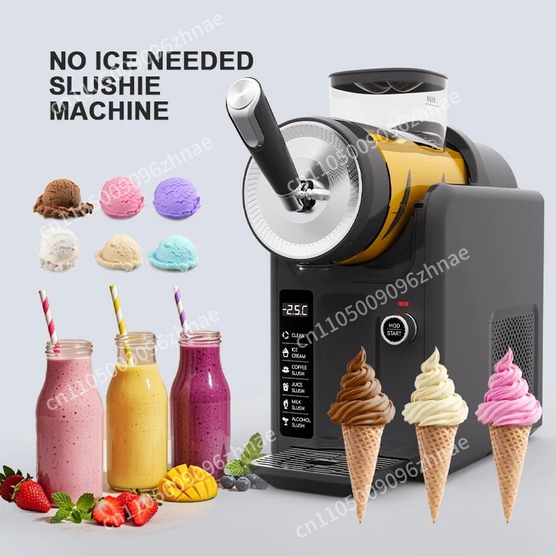 No Ice Required Home Slush Machine Professional Frozen Beverage Maker 6 Pre-Set Frozen Margarita, Ice Cream Programs