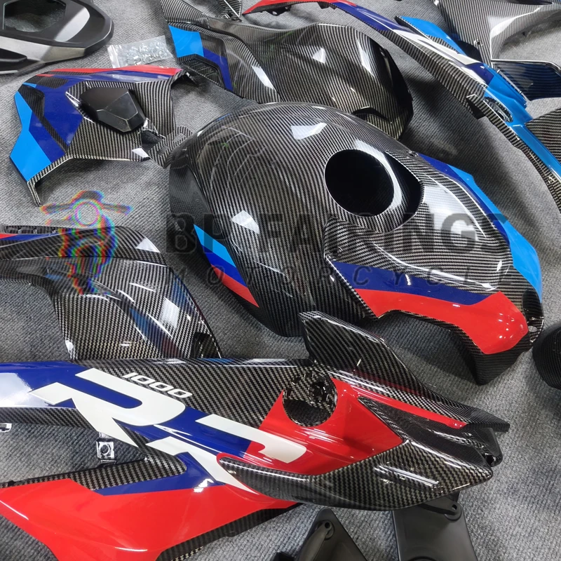 For BMW S1000RR 2023 2024 Fairing Accessories Full Fairings Panel Higher Quality ABS Plastic Injection set Carbon Fiber Painted