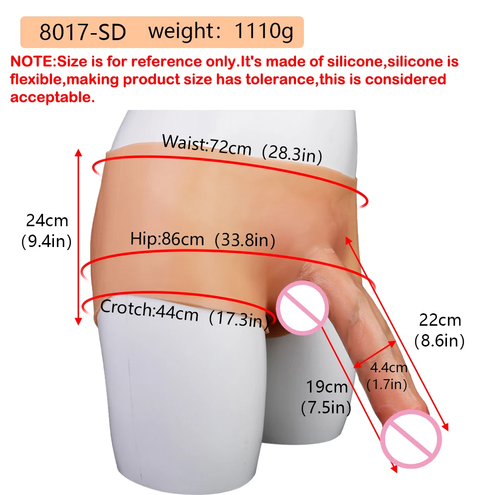 Realistic Wearable Dildo Women Soft Silicone Fake Penis Anal Pants G-spot Stim Lesbian Adult Toy Body-safe Flexible Pleasure view 2
