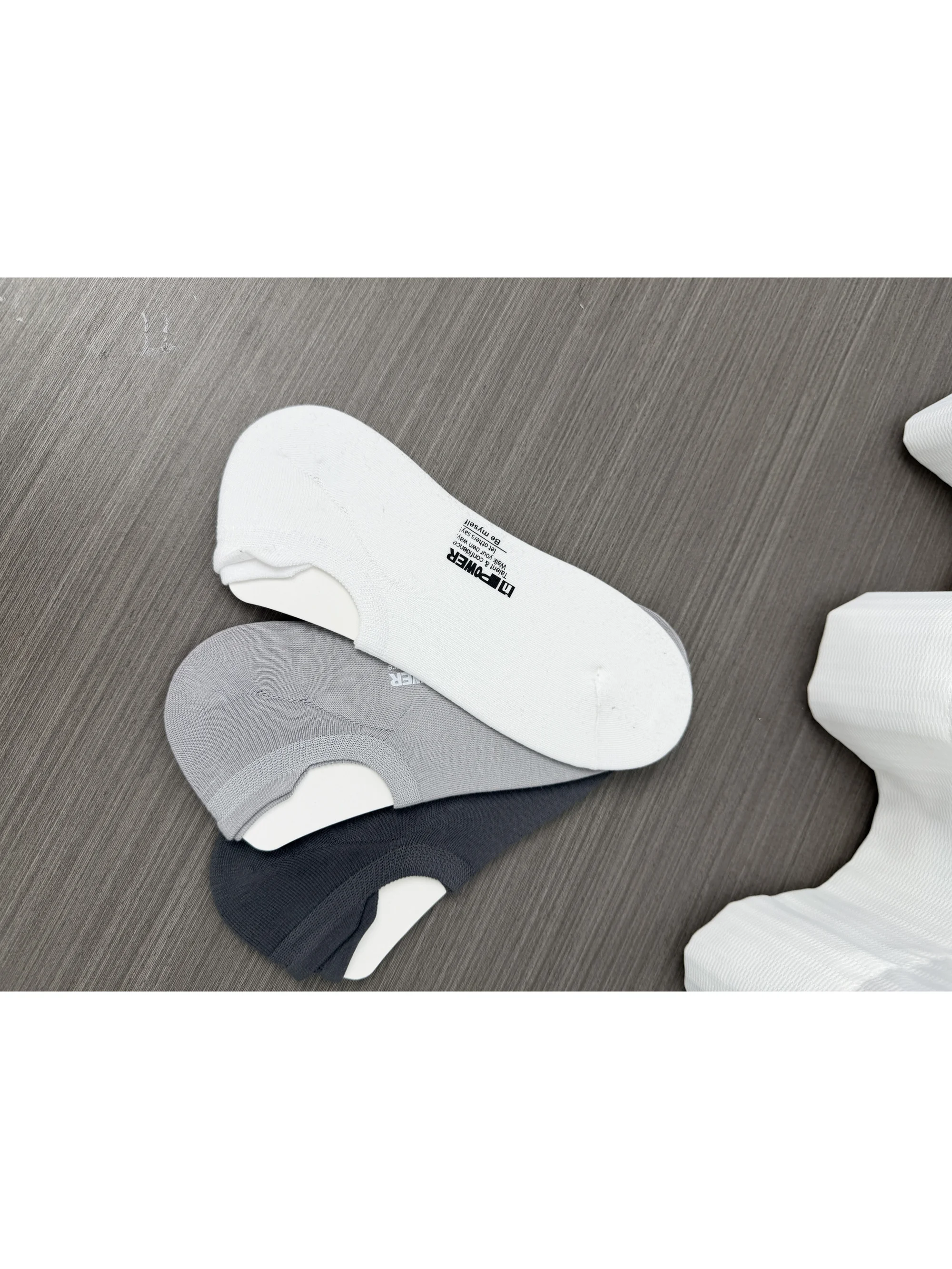 Men's Invisible Socks Three Pairs Anti-slip Breathable Absorbent Boat Socks Non-slip Home Comfortable Cotton Socks