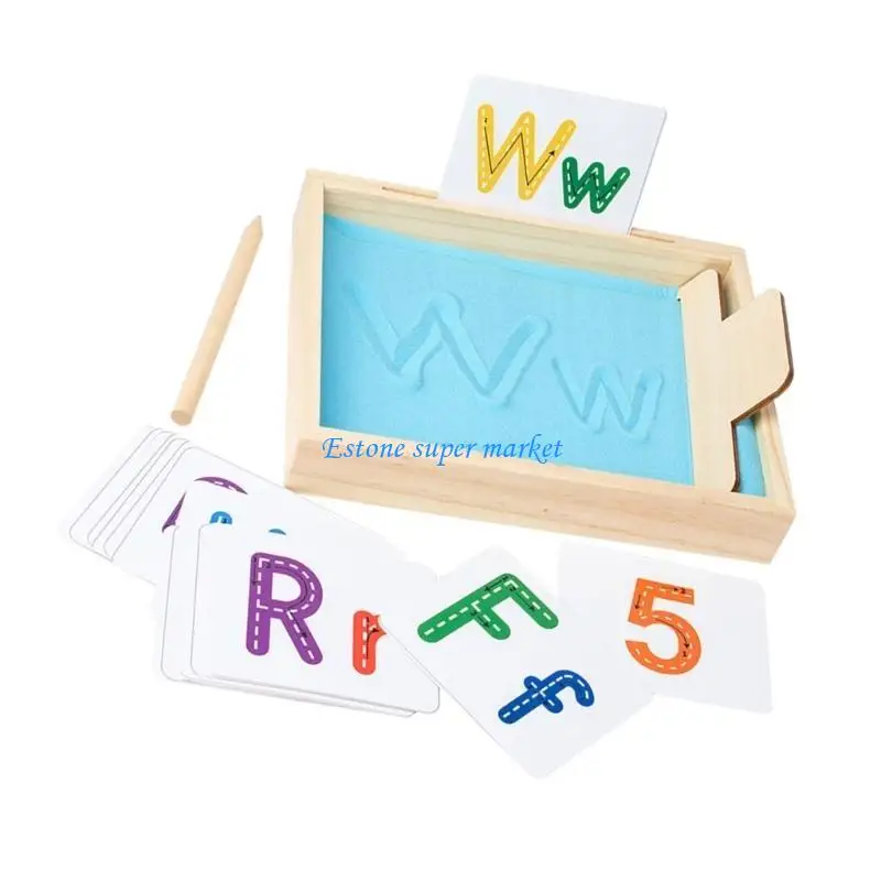 090B Herbruikbaar zandschrijfspeelgoed voor kinderen Betrokkenheid en educatief gebruik Oefenbord Kinderen