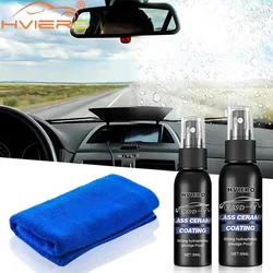 30ml/50ml agente repelente de água para para-brisa automotivo, janelas de carro, à prova d'água, revestimento nano hidrofóbico, antiembaçante, clareza