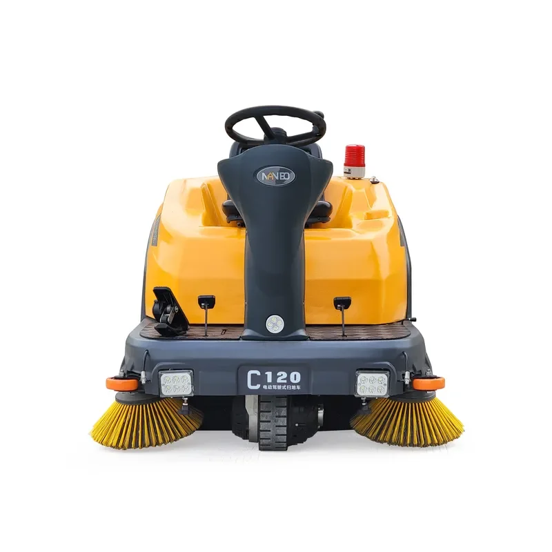 [2026] C120 Electric Ride-On Automatic Floor Sweeper with Water Spray