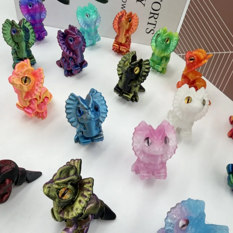 3D Printed Toy Spinosaurus Dinosaur with Movable Joints and Fun Decorative Figurine for Creative Ornament or Kids Toys