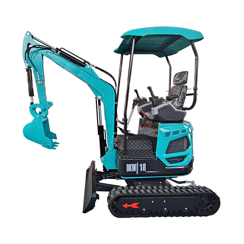 

Customized products 5 ton 6 ton excavator mini excavator prices with Side swing function