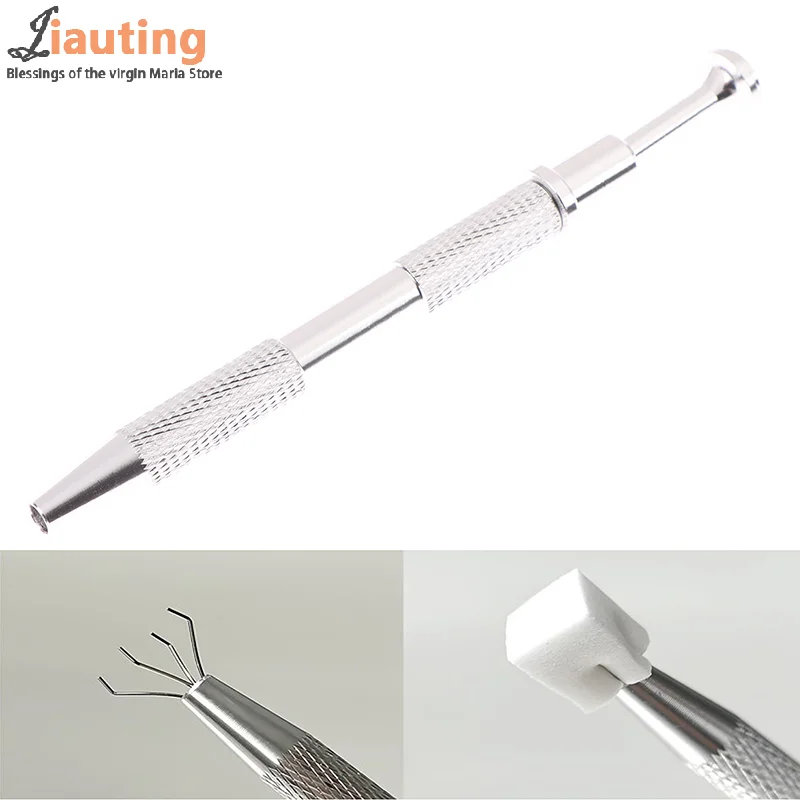 4 Claws Beads Holder Pick-up Tool Diamond Gems Prong Holder Tweezer Catcher Grabber High Precision Body Tattoo Piercing Tool