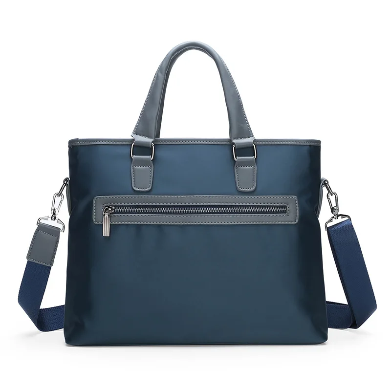 Nuova borsa da uomo minimalista, borsa a tracolla singola casual e alla moda, valigetta a tracolla di grande capacità resistente all'acqua
