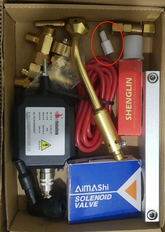 Ceramic needle for the Flame Automatic  ignition