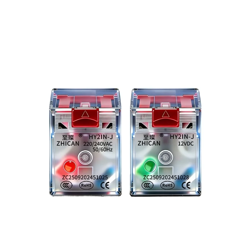 Electromagnetic Intermediate Relay HH52P/54P/64P DC DC12-24V AC AC110-220V8 Pins 14 Pins
