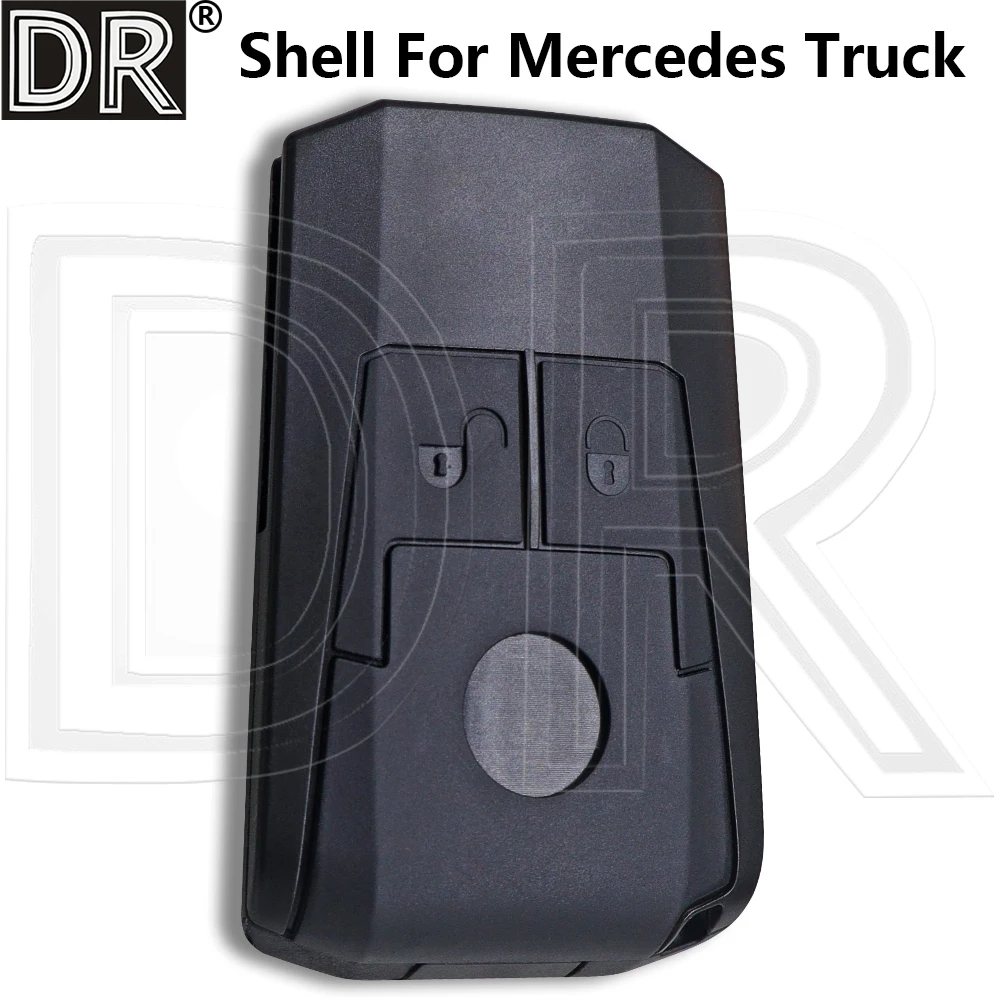 Great Replacement 2 Button HU64 Blade Car Remote Control Key Shell Case Housing Cover For Mercedes Benz Actros Mp4 Antos Truck