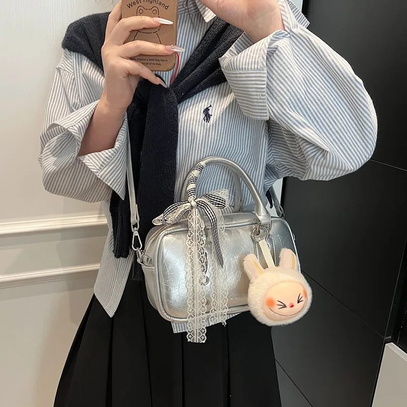 حقيبة كتف نسائية عصرية لعام 2025 S/S، حقيبة يد ذات سعة كبيرة متعددة الاتجاهات من الجلد الطبيعي، محفظة عمل أنيقة عتيقة #3