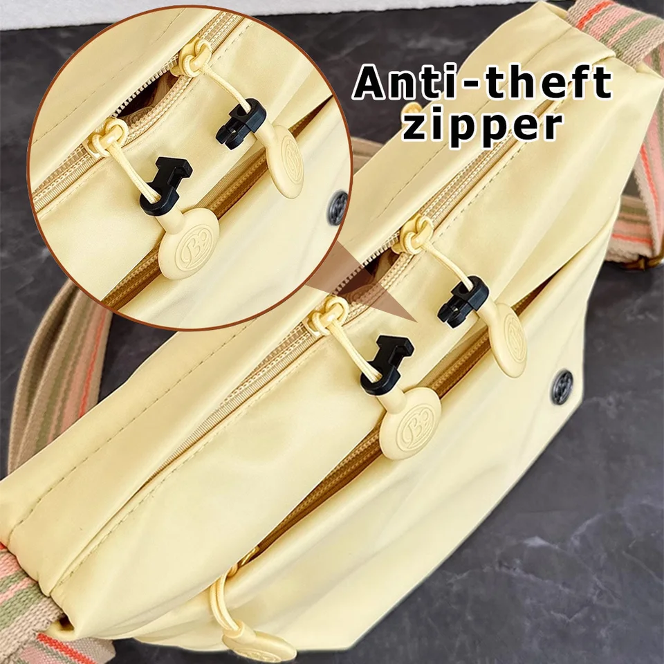 バッグ CTHY LIMONTA NYLON MINIMAL BODY BAG Textured Nylon - Mini Baglett – The Healthy Back Bag