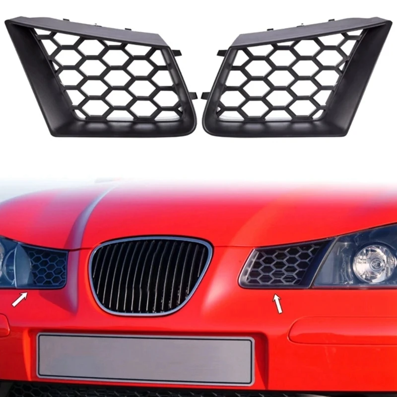 Automotive Waist Grille Radiator Grille Honeycomb Center Grille For Seat IBIZA CORDOBA 6L 2002-2009 9182921 Replacement Parts