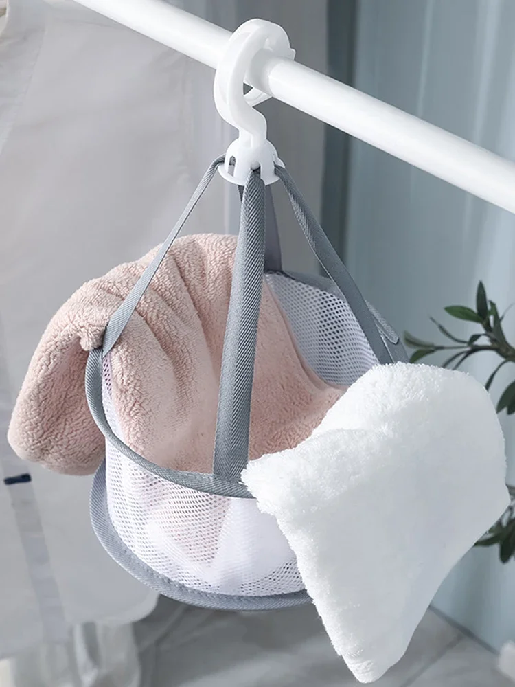 Makeup Brush Storage Powder Puff Drying Bag Mesh Pocket Anti Deformation Drying Clothes Mesh Basket Household Use Air Drying St