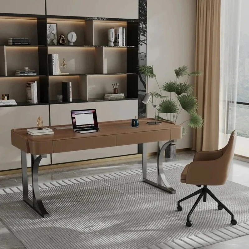 

B Итальянский учебный стол, письменный компьютерный стол в стиле ретро, домашняя гостиная