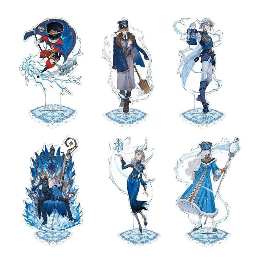 「Identity V」氷の王国テーマ「囚人修道士」2D漫画アニメーションアクリルスタンド、ギフトバッジブローチ