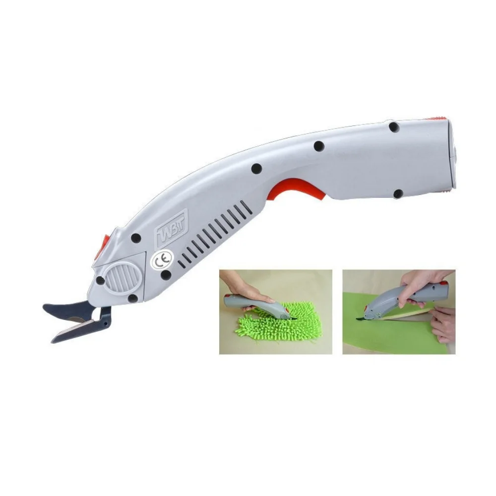 Handheld Electric Scissors for Fabric: Cloth Cutting Shears, Edge Trimming Tool, Garment - Specific Electric Cutter