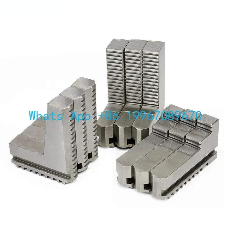 (3pcs）Extended three-jaw forward and reverse jaws 250 Universal chuck 320 Jianhua heightened 200 CNC lathe