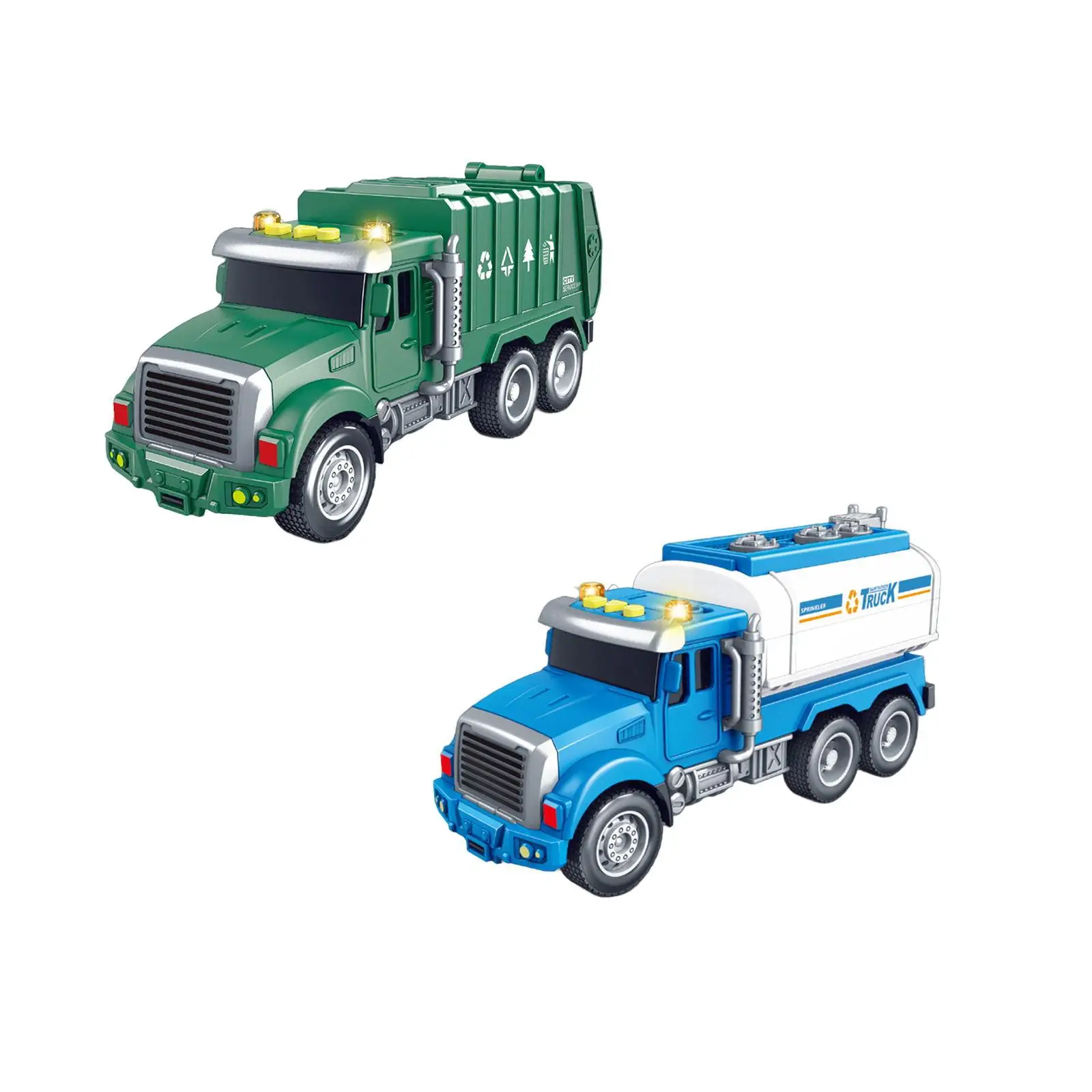 Truck Toy with Lights and Sounds Kids Play Vehicle Realistic Early Development