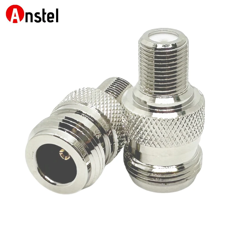 N to F Coaxial Adapter F Female to N Female RF Coaxial Connector for Antenna WiFi