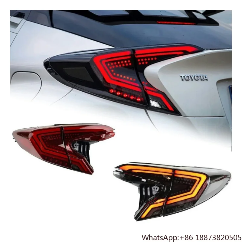 

CHR Upgrade Tail Lamp for Toyota IZOA C-HR Taillights 2018-2021 LED Rear Lamp Assembly DRL Dynamic Signal Brake Auto Accessories