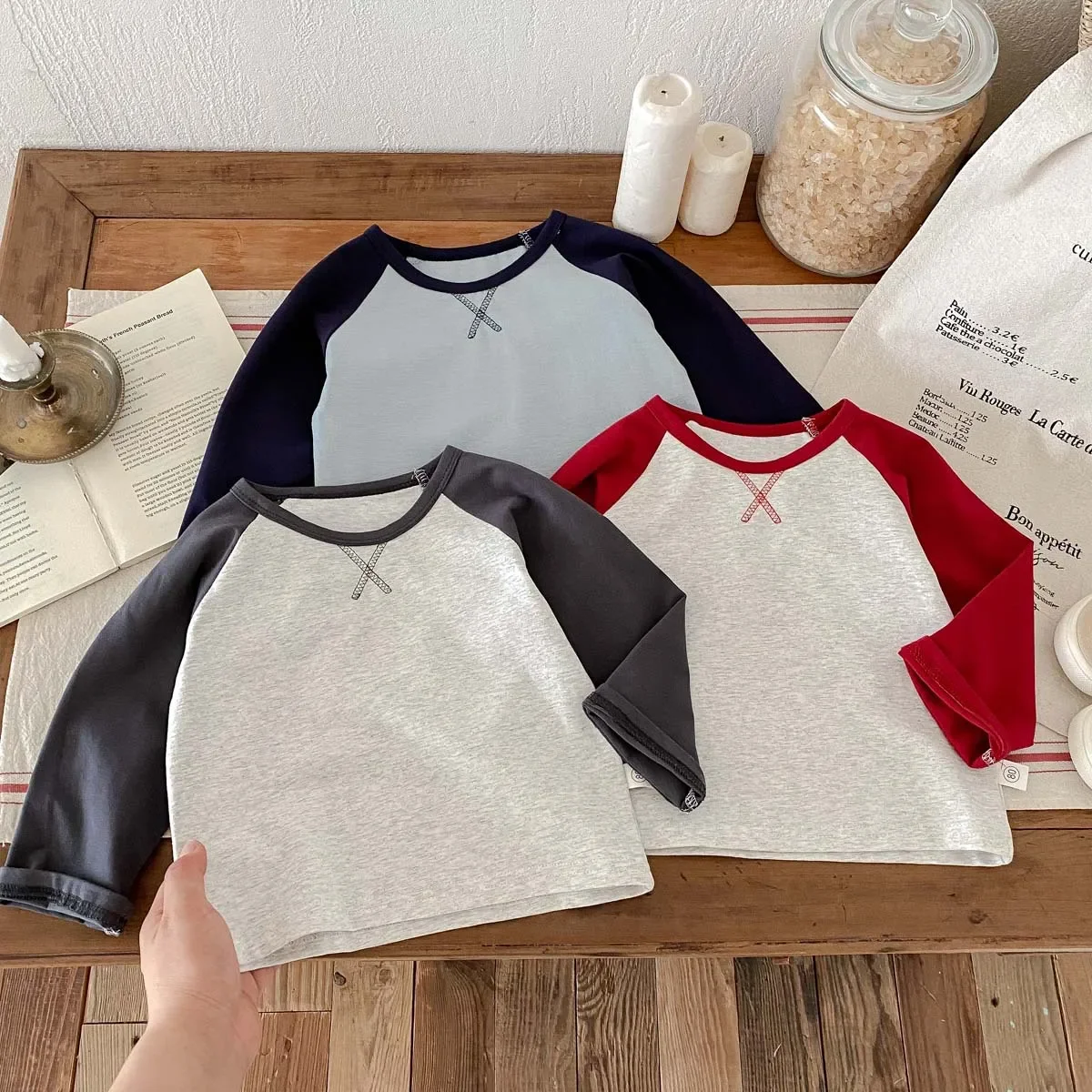 

Children Clothing Boys Girls Baby Comfortable Long Sleeve Undershirt 2024 Spring Autumn New Fashion Casual T Shirt Cotton Top