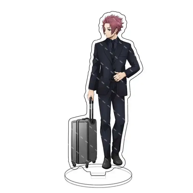 أنيمي البيت الأزرق الشخصيات الطرفية نموذج لوحة بدلة سوداء الاكريليك حامل سطح المكتب زخرفة المشجعين هدية مجموعات المتحمسين #5